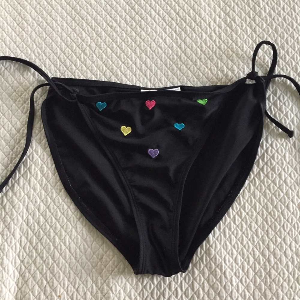 Bikini bottoms with ❤️💜💙🧡